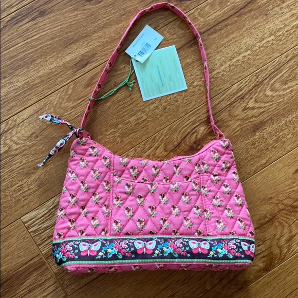 NWT Vera Bradley Molly Pink Paisley Small Bag - Picture 3 of 6